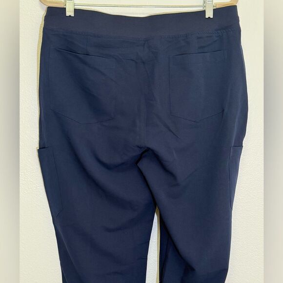 Mandala - Cargo Scrub Pants Joggers Nurse Medical Woven EquaTek Navy - size L - Picture 6 of 6